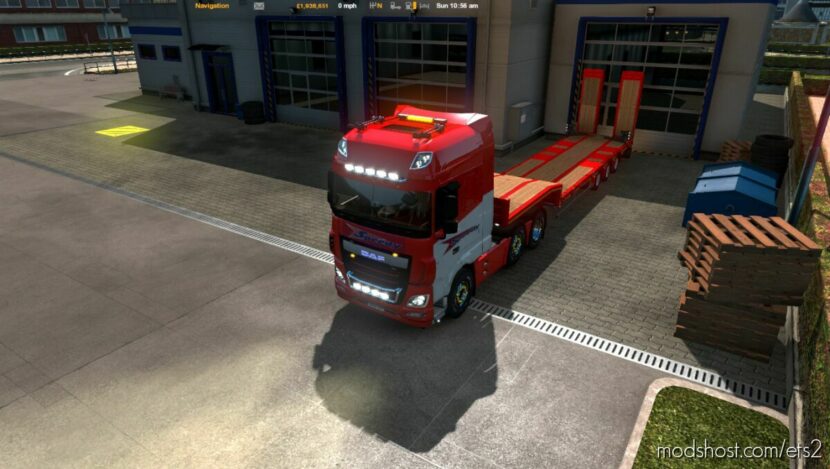 ETS2 Mod: daf xf speedy skin (Featured)