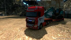 ETS2 Mod: daf xf speedy skin (Image #4)