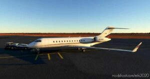 MSFS 2020 Livery Mod: Netjet Europe Cs-Glc | Freeware Global 6000 (Image #2)