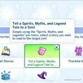 Sims 4 Mod: Spirits, Myths, And Legends Story Interactions (Image #4)