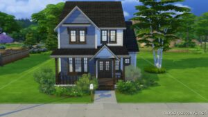 Sims 4 House Mod: Modern Rustic (Residential; NO CC) (Image #2)