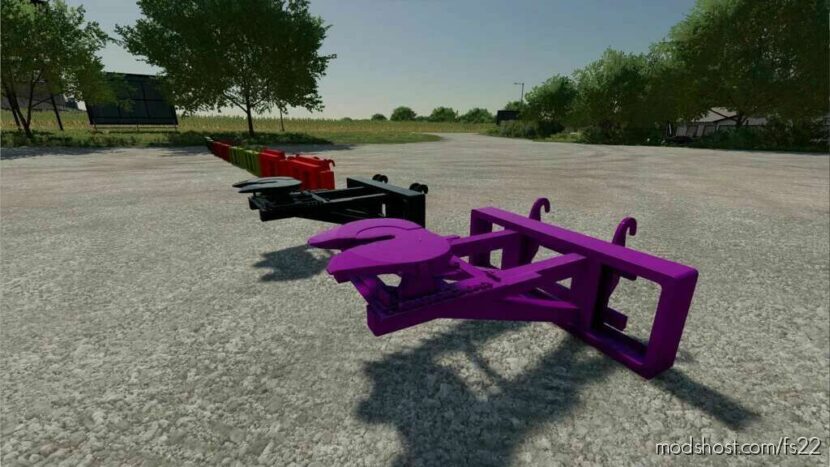 FS22 Attachment Mod: Lizard Wheel Loader Header Mover V2.0 (Featured)