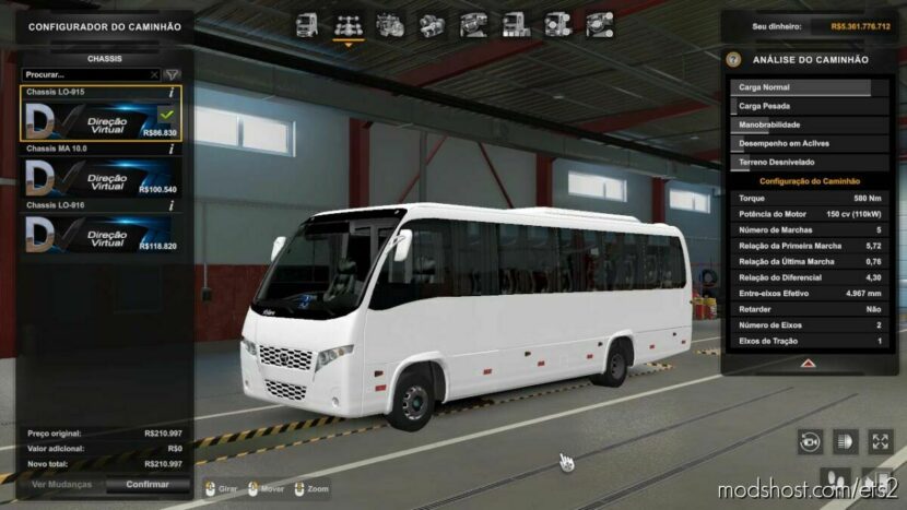 ETS2 Bus Mod: Mercedes-Benz Volare W9 v1.5 1.45 (Featured)