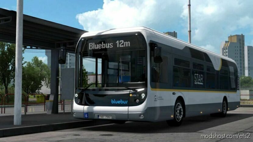 ETS2 Mod: Bollore Bluebus SE V1.0.11.46 (Featured)