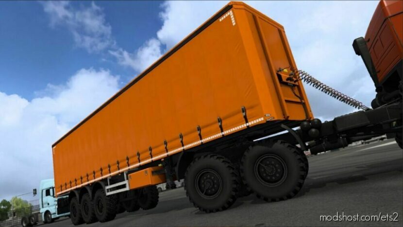 ETS2 Part Mod: Off-Road Chassis For Standard Trailers SCS 1.45 – 1.46 (Featured)