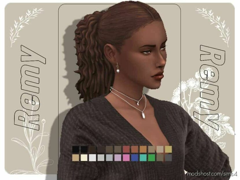 Sims 4 Mod: Remy Hairstyle (Featured)