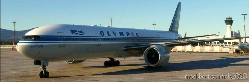 MSFS 2020 Airbus Livery Mod: Olympic Airways Sx-Dfa 8K (Fictional) (Featured)