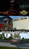 ETS2 Renault Part Mod: T Addons V2.4 1.46 (Image #2)