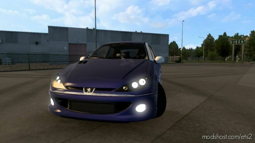 ETS2 Peugeot Car Mod: 206 1.45 (Featured)