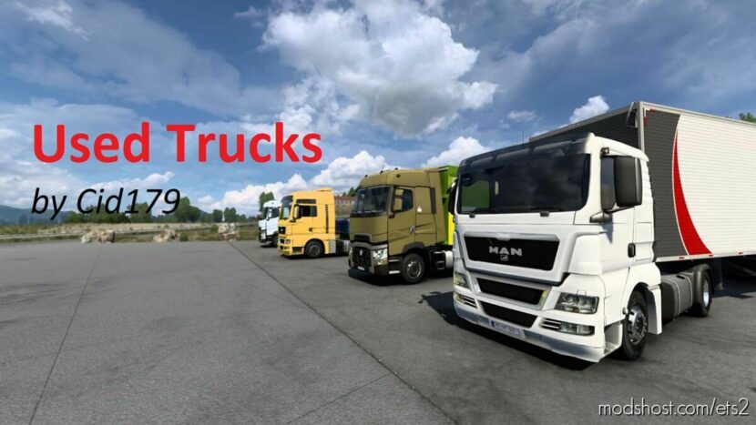 ETS2 Mod: Used Trucks by Cid179 v1.45 (Featured)