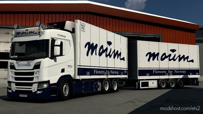 ETS2 Scania Mod: R & S Moum Tandem Skin (Featured)