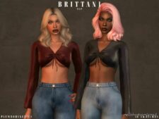 Sims 4 Elder Clothes Mod: Brittani | TOP (Featured)