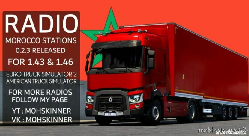 ETS2 Sound Mod: Mohskinner - Morocco Stations 0.2.3 Released (Featured)