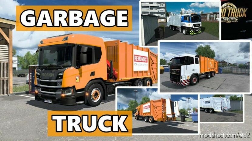 ETS2 Mod: GARBAGE TRUCK V0.3 BETA (Featured)