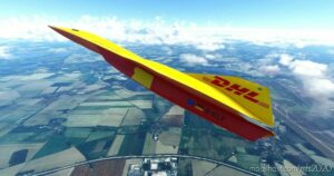 MSFS 2020 Fictional Livery Mod: Darkstar DHL (Featured)