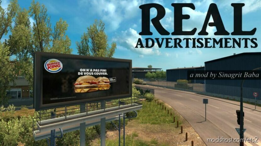 ETS2 Mod: Real Advertisements (Featured)