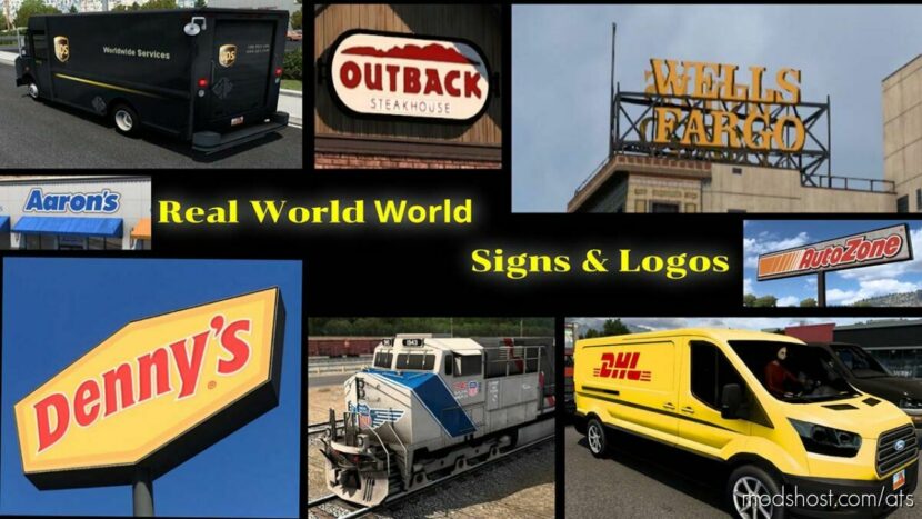 ATS Mod: Real World Signs & Logos v220805 1.45 (Featured)