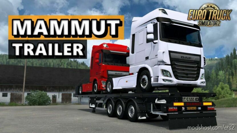 ETS2 Mod: Mammut Trailer v1.2 1.45 (Featured)