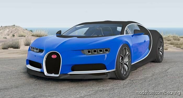 BeamNG Bugatti Car Mod: Chiron 2016 V2.2 (Featured)