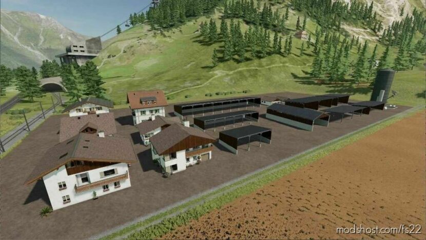 FS22 Placeable Mod: Alpine Farm Buildings Pack (Featured)