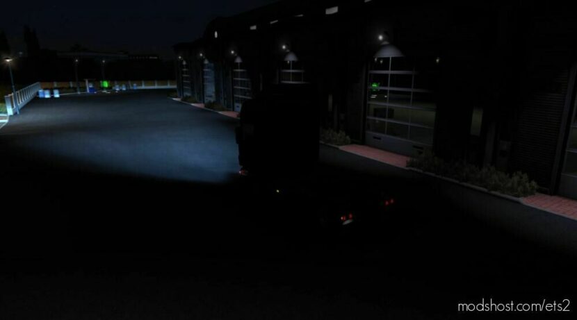 ETS2 Headlights Part Mod: Realistic Xenon Mod 1.45 (Featured)