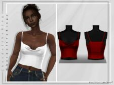 Sims 4 Female Clothes Mod: TOP NO.307 (Featured)