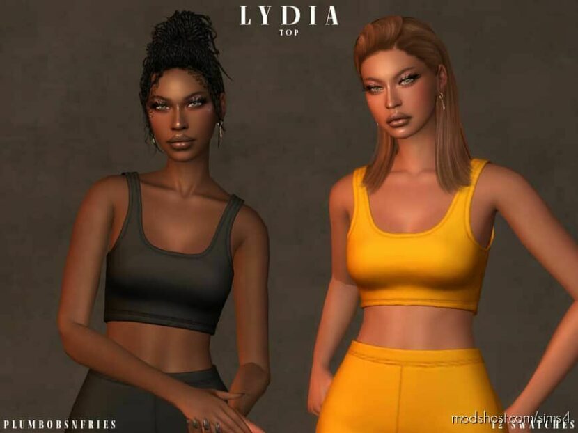 Sims 4 Elder Clothes Mod: Lydia | TOP (Featured)