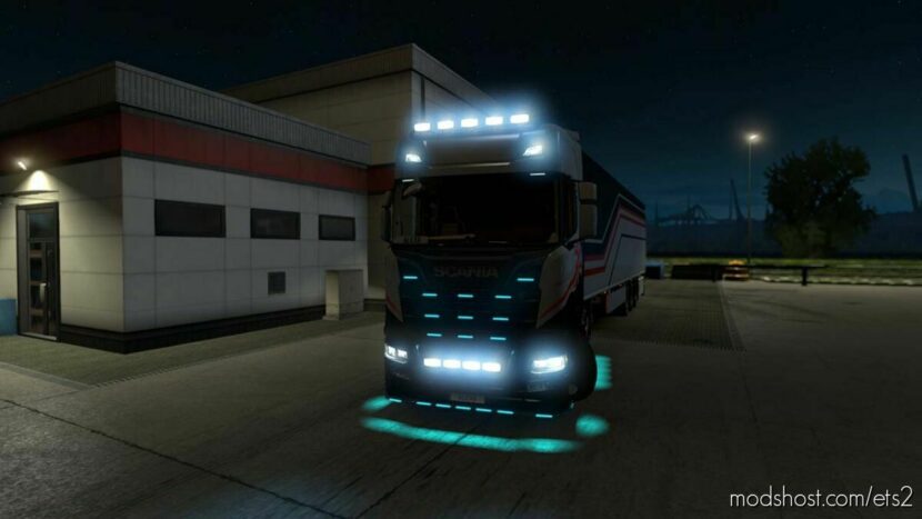 ETS2 Part Mod: ALEXD Flare & 10K Lights v1.45 (Featured)