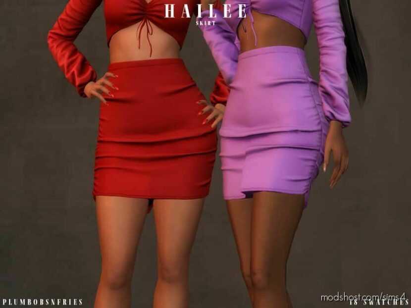 Sims 4 Female Clothes Mod: Hailee | Skirt (Featured)