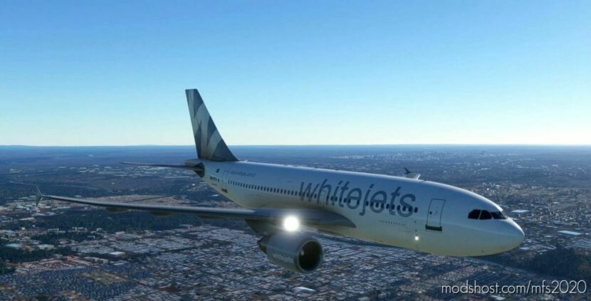 MSFS 2020 A310 Livery Mod: Whitejets | Pr-Wta | Airbus A310-300 | 8K (Featured)