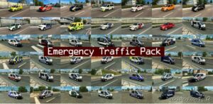 ETS2 Trafficmaniac Mod: Emergency Traffic Pack by Trafficmaniac V1.2.8 (Featured)