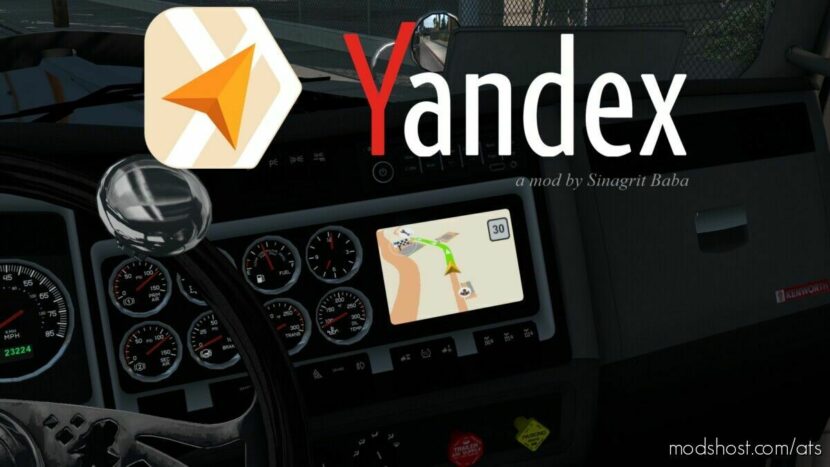 ATS Interior Mod: Yandex Navigator V1.8 (Featured)