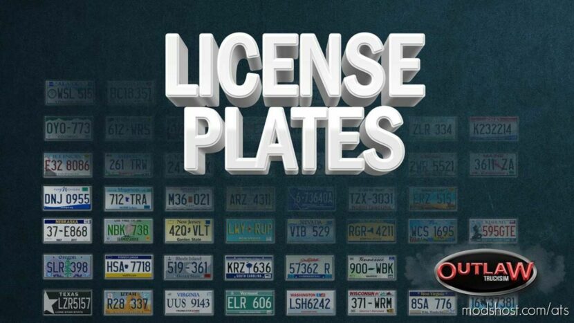 ATS Part Mod: License Plates Accessory Pack v1.0 1.46 (Featured)