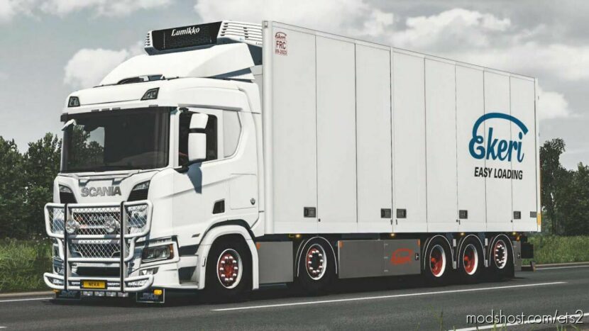 ETS2 Trailer Mod: Rigid Chassis for Scania NG by Kast v1.5 1.46 (Featured)