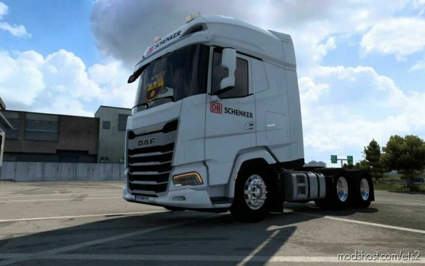 ETS2 DAF Mod: Skin DAF 2021 DB Schenker 1.43-1.46 (Featured)