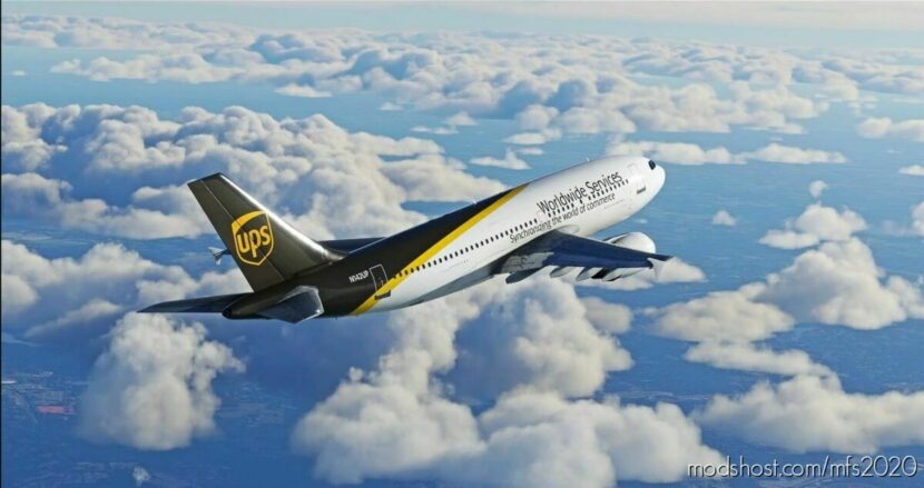 MSFS 2020 A310 Livery Mod: UPS (Fictional) – Inibuilds A310 (Featured)