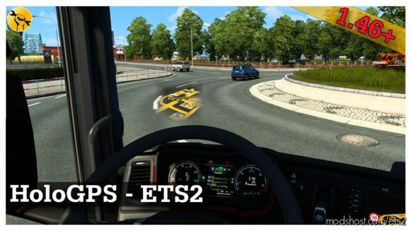 ETS2 Mod: Hologram GPS – 1.46 (Featured)