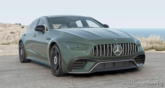 BeamNG Mercedes-Benz Car Mod: Mercedes-Amg GT 43 4-Door Coupe (X290) 2018 (Featured)