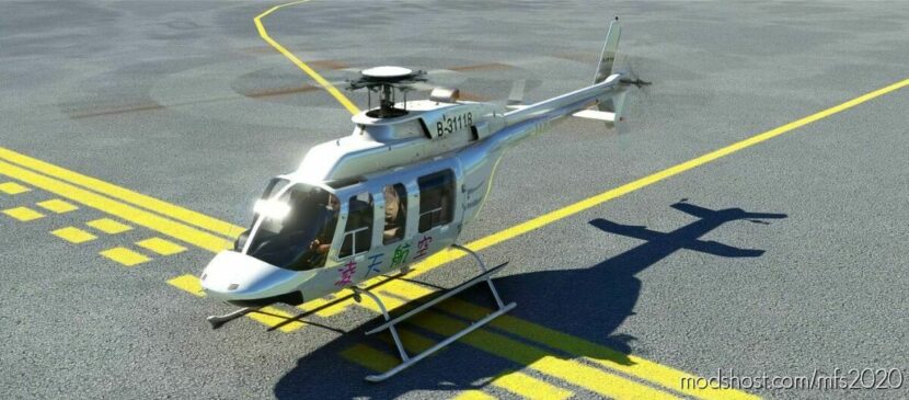 MSFS 2020 Hicopt Mod: Emerald Pacific Bell 407 (Featured)