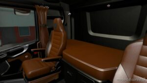 ETS2 Scania Mod: 2016 Brown-Black Interior (Image #2)