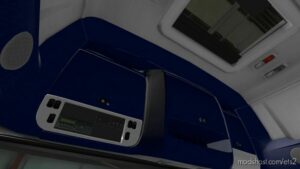 ETS2 DAF Mod: Euro 6 Blue-Grey Interior (Image #3)