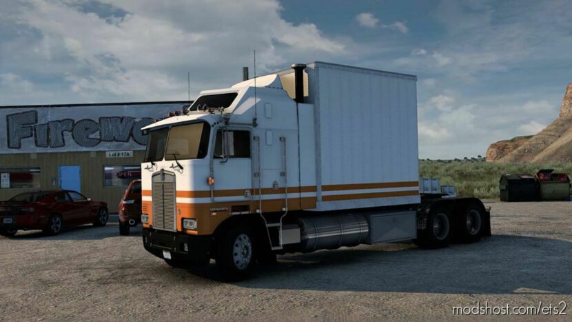 ETS2 Kenworth Truck Mod: K100E Drom Addon v1.46 (Featured)