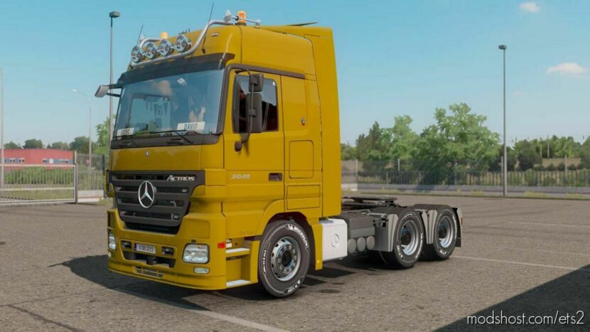 ETS2 Mercedes-Benz Truck Mod: Actros MP2 by Dotec v1.6.3 1.46 (Featured)