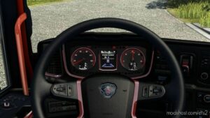 ETS2 Scania Mod: Interior (Dark-Red) Scania R/S + Dashboard (Image #2)