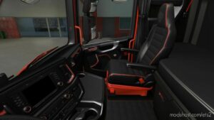 ETS2 Scania Mod: Interior (Dark-Red) Scania R/S + Dashboard (Image #3)