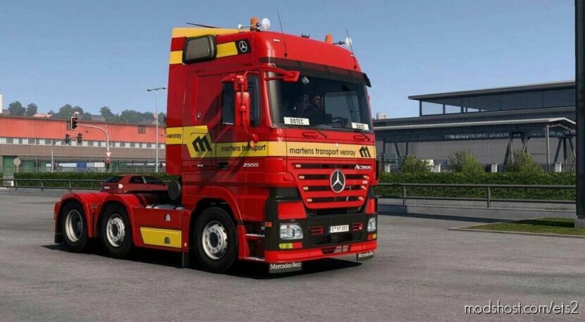 ETS2 Mercedes-Benz Truck Mod: Actros MP2 V1.6.3 1.46 (Featured)