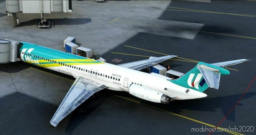 MSFS 2020 Livery Mod: West Caribbean Airlines MD-82 (Featured)