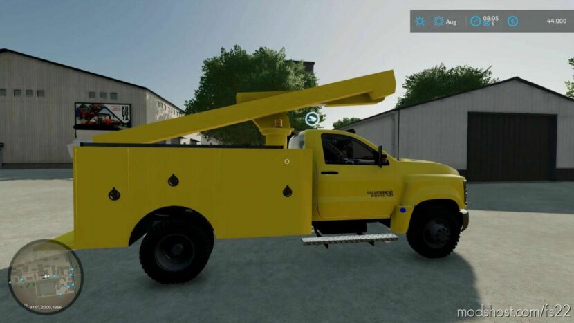 FS22 Chevy Vehicle Mod: Bucket Truck Update (Featured)