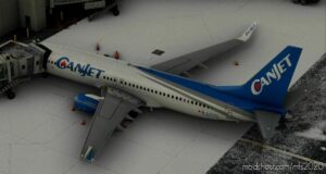 MSFS 2020 737-800 Livery Mod: Pmdg 737-800 Canjet (Image #2)