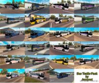 ATS Jazzycat Mod: Bus Traffic Pack by Jazzycat V1.4.18 (Featured)